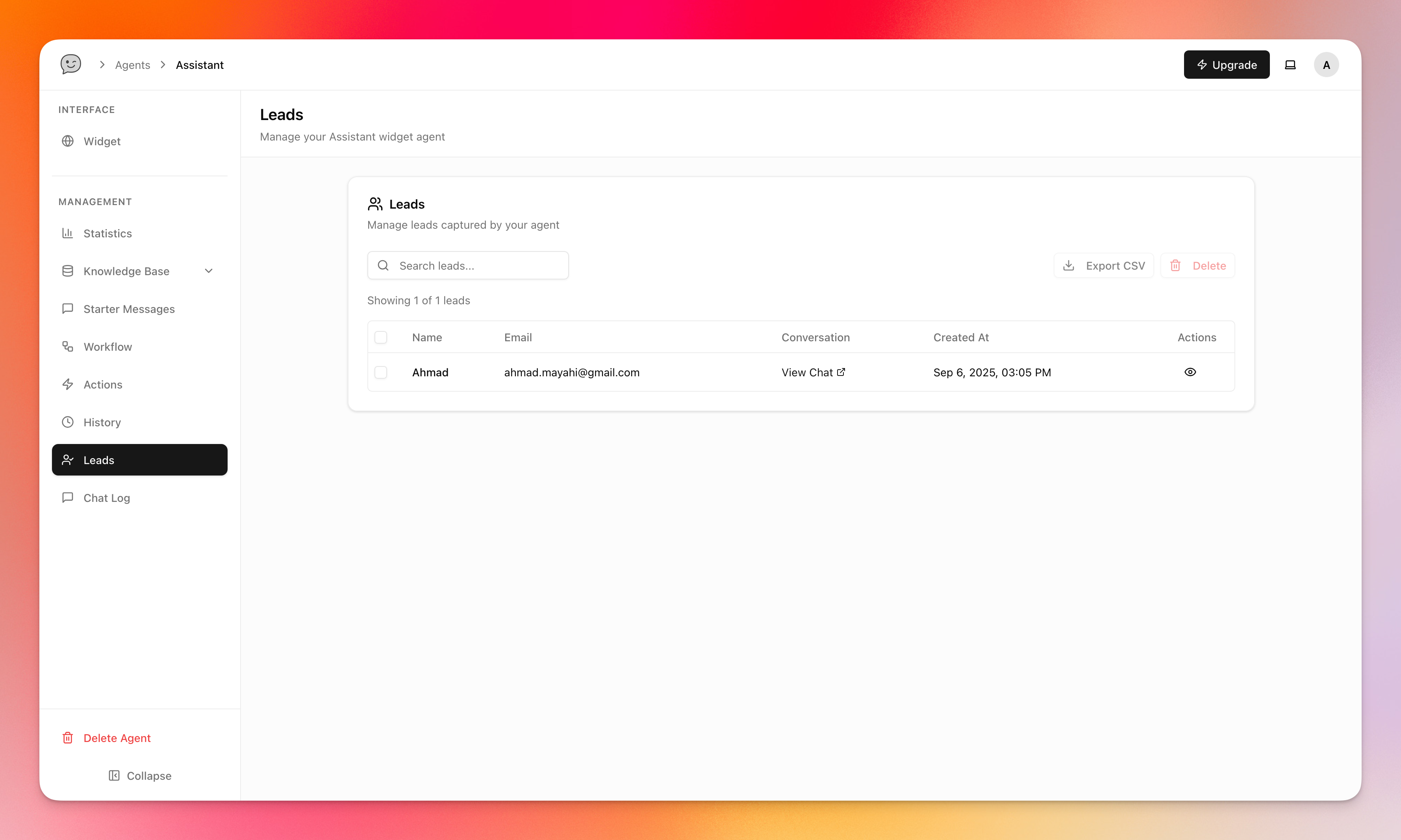 Lead Management System