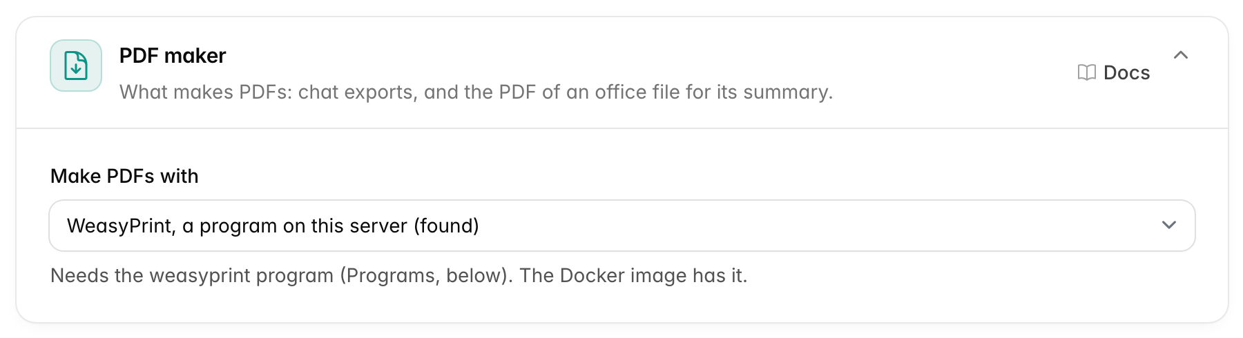 PDF maker