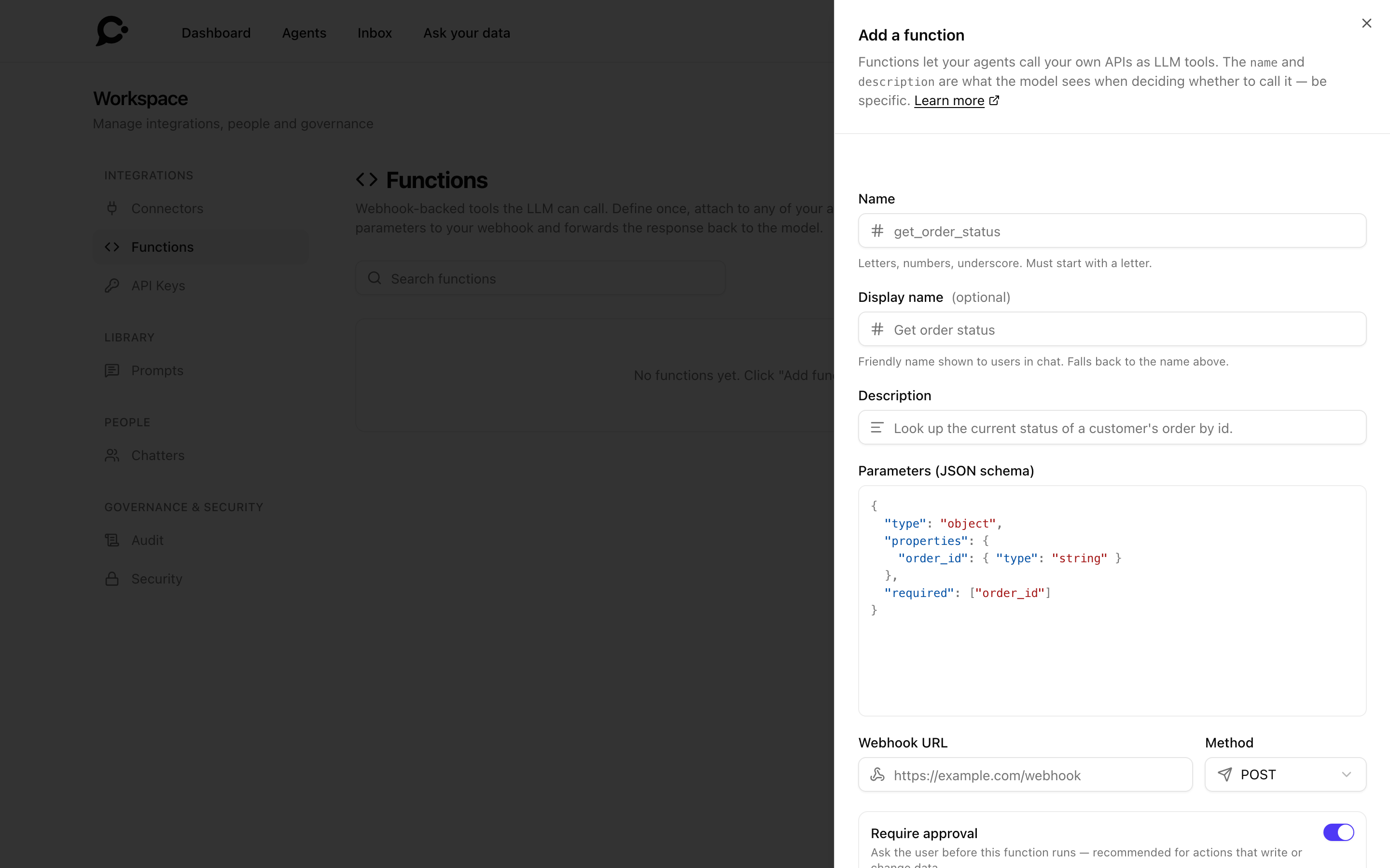Function editor